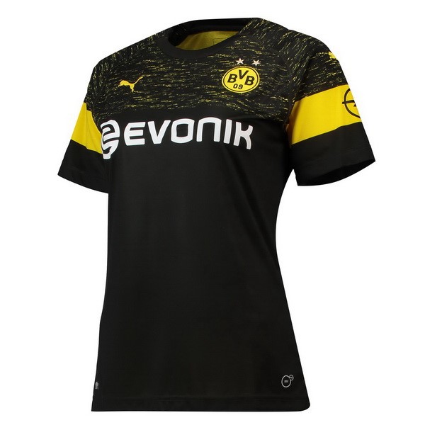 Camiseta Borussia Dortmund Segunda equipo Mujer 2018-19 Negro